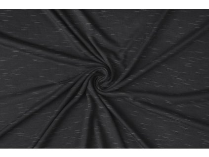 viscose melange slub donker grijs