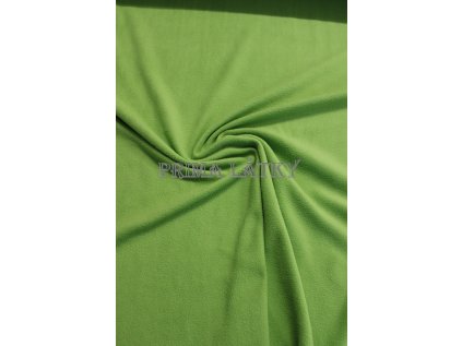 Micropolar fleece, barva  zelená/hrášková, OK