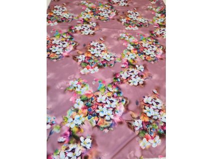 SILK, imitace hedvábí, šatovka kvetoucí ostružiny