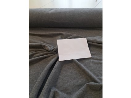 POČESANÁ TEPLÁKOVINA ŠEDÁ MELANGE 250 g/m2 ,180cm, FT21004, INV26