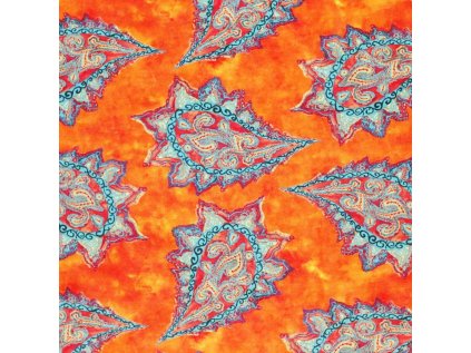 Viscose Jersey Digital batik paisley 800x800