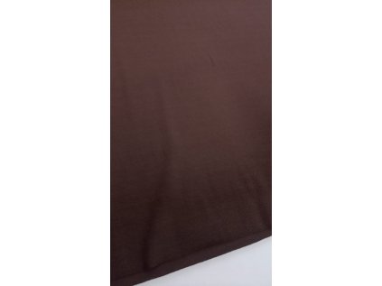Žebrovaný úplet/náplet Tamara, barva ČOKOLÁDA DARK č.2, IN30312, OK**