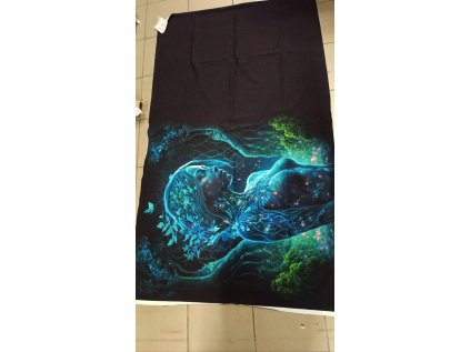 Bavlněný úplet DELUXE, panel 1mx1.8m, č. DX30611 INV