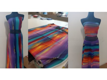 Bavlněný úplet LIGHT, LG30415,  panel cca 1.9m dlouhý 180cm široký, INV