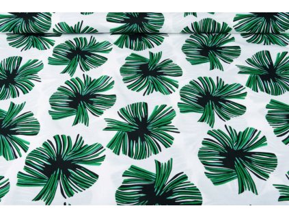 linnenlook printed tropical leaves
