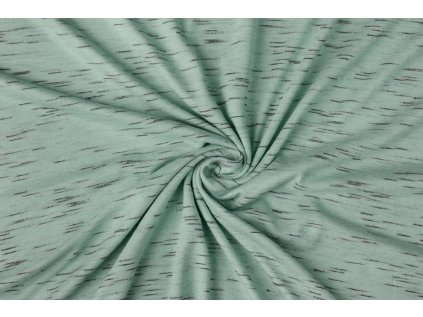 viscose slub melange mint green