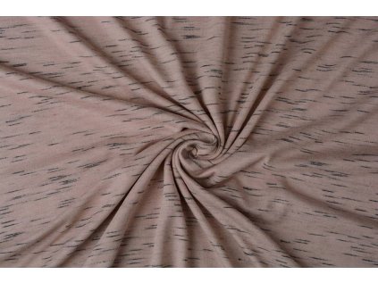 viscose slub melange powder pink