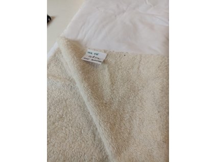 Softshell s beránkem, bílá barva, VKK145, OK11