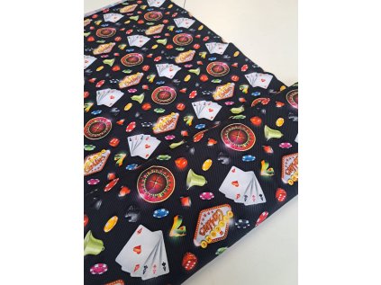 Bavlněný úplet s digitálním tiskem, QUD02433, INV26