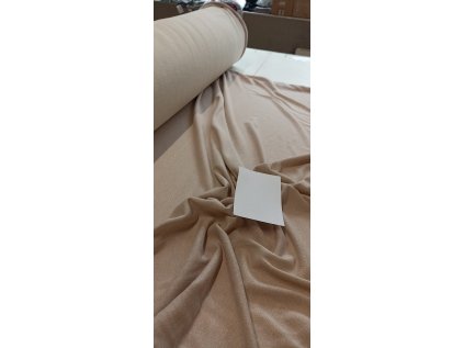 TEPLÁKOVINA 230 g/m2 se stříbrnou nitkou, sv merunková, odhad 09