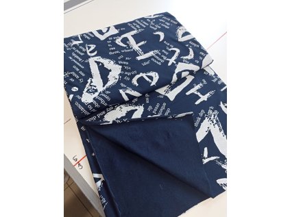 58342 teplakovina tamara rotacni tisk bily vzor tmave modry podklad ft40310a ok01