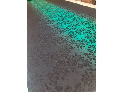 VENEZIA EXCELENT, polyesterový úplet, barva smaragd - ombre, Se40550, INV