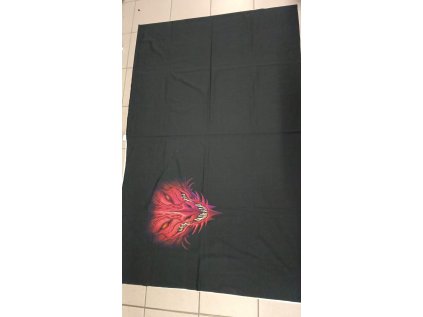 59962 2 bavlneny uplet s dig tiskem panel 110x180 cm ok07