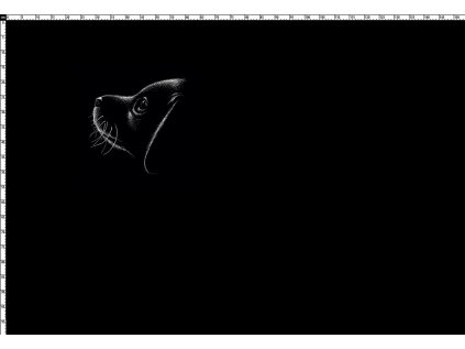 6116 bavlneny uplet s dig tiskem pes panel delky 0 8 m sire 180 inv