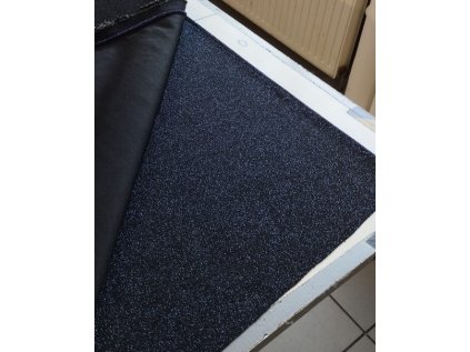 Nylon metalický úplet  se třpytivým vzhledem, barva granatově modrá, MD41030G odhad INV