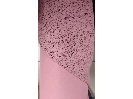 Teplákovina Tamara, rotační tisk, růžová, FT40384, OK02
