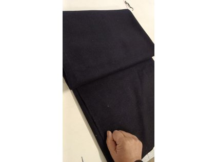 vzv1076 Kabátovina flauš, barva modrá superdark, 1.05m, OK12