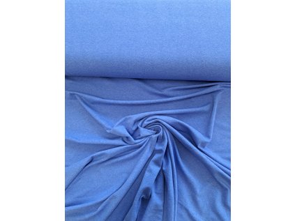 DDD821, Bavlněný úplet melange šíře 160cm, královsky modrá, INV26