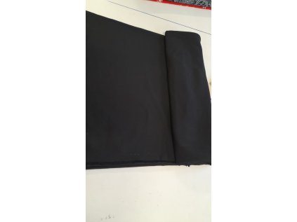 EEE053 Teplákovina French terry šíře 180cm, 240g, délka: 1,5 m, barva černá INV