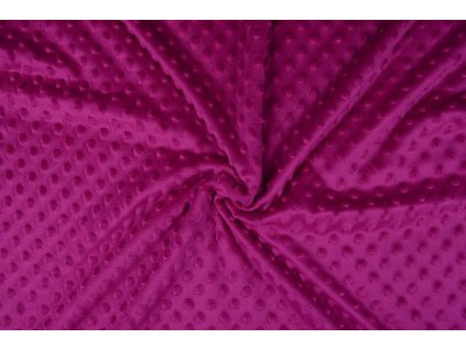 Minky barva fuchsie, MIN003, Ok09