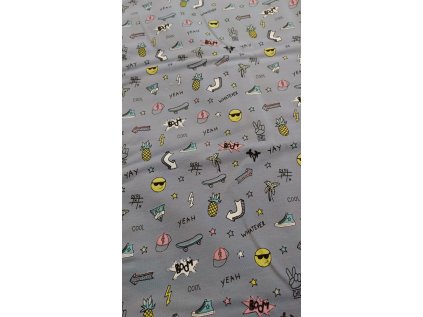 Teplákovina počesaná, šíře 150cm, CCC199, INV26