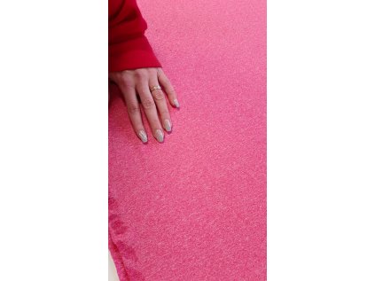 95227 bavlneny uplet sire 150cm ruzova melange quv91113 ok01