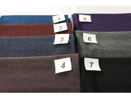 Nylon metalický úplet  se třpytivým vzhledem,  MD41030-1-7