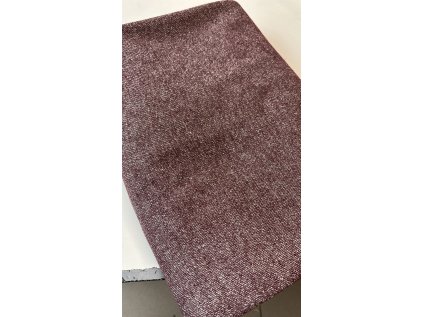 FT2096BA TEPLÁKOVINA 230 g/m2 se stříbrnou nitkou, bordo INV