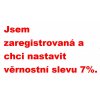 Jsem zaregitrovaná a chci nastavit 7 procentní věrnostní slevu.