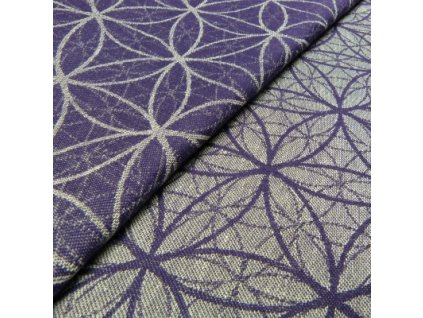 Šatka na nosenie detí Didymos - Limitovaná edícia - Flower of lite Amethyst (Varianta Flower of life Amethyst)