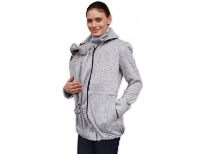 RADKA- sveter z pleteného fleecu na nosenie detí (nosenie vpredu/ vzadu)