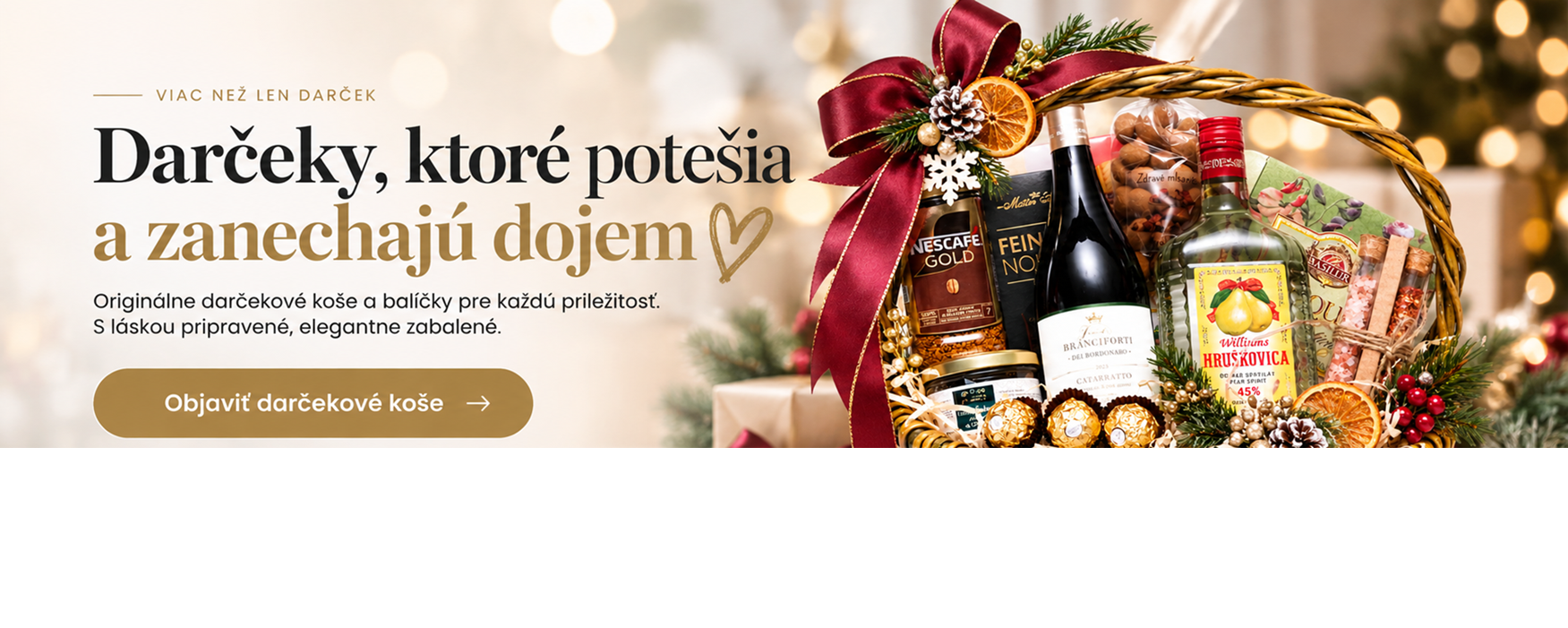 Darčeky, ktoré potešia a zanechajú dojem