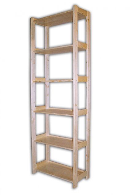 dřevěný regál 204x80x44cm