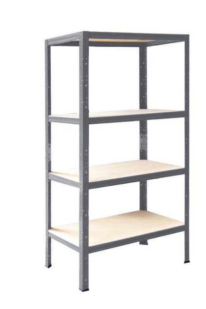 Kovový regál 155x90x45