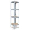 kovový regál s policemi 60 cm