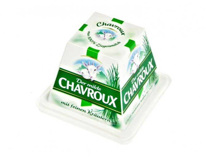 Chavroux Kozí sýr s pažitkou2