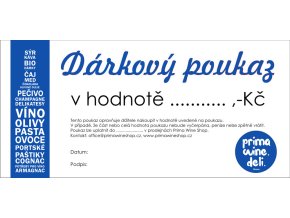 dárkový poukaz tisk nový