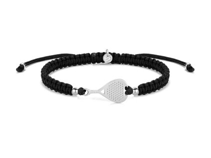 Silver Padel Braided Bracelet