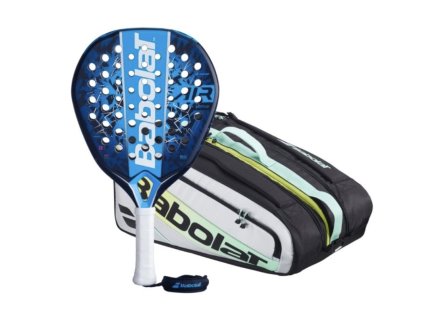 Set 1x Babolat Air Vertuo 2.5 + 1x Babolat RH Pro Padel Multicolor