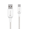 Tactical Stitch Thread Cable USB-A/USB-C 1m White