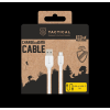Tactical Stitch Thread Cable USB-A/USB-C 1m White