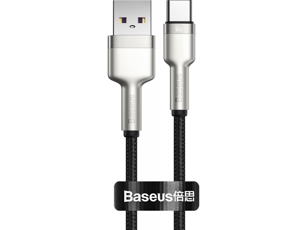 Baseus Cafule Datový Kabel USB-USB-C 66W 0,25m Black