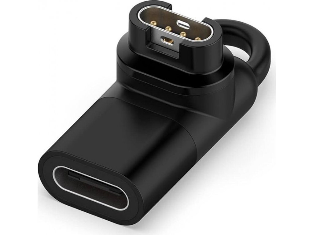 Type-C (samice) na Garmin magnetický nabíjecí port (samec) adaptér