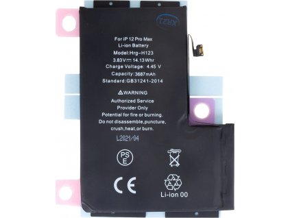 Baterie pro iPhone 12 Pro Max 3687mAh Li-Ion (Bulk)