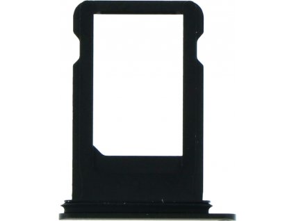 Zásobník na SIM kartu s vodotěsným gumovým kroužkem pro iPhone 7 černý Ori