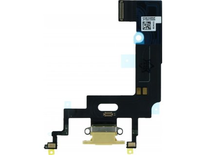 Nabíjecí port a flex kabel pro iPhone XR ORI - Žlutý