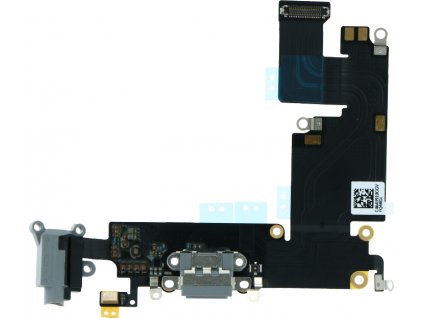 Nabíjecí port Flex kabel pro iPhone 6 Plus šedý Ori