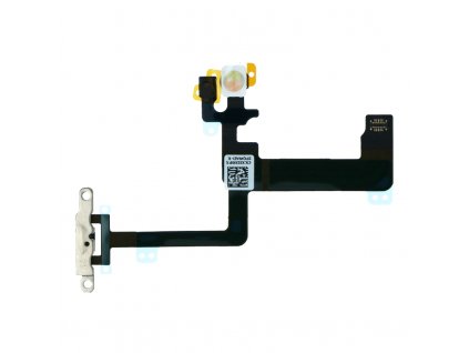 Flex kabel napájecího tlačítka s kovovým držákem pro iPhone 6 Plus Ori