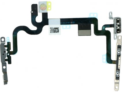Flex kabel tlačítka napájení a hlasitosti s kovovým držákem pro iPhone 7 Ori