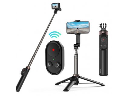 Telesin selfie tyč se stojanem pro GoPro 10/9/8/Max nebo mobilní telefon